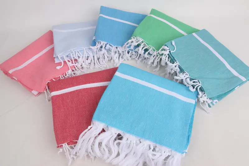 Large Beach Towel Personalized, 70x40 Cotton Striped Towel, Best Friend Gift, Sand-free towel, Gift Towel, Absorbent towel, Beach Theme Wedding Gift - 3