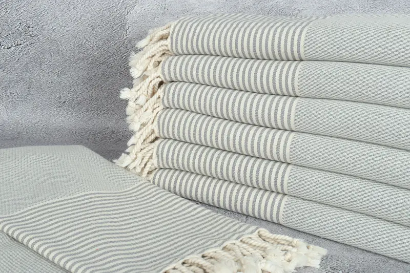 Turkish bath towel, Turkish Towel Beach, Spa Towel, Bulk Order Towel, Beach Towel Gift, Bachelorette Party Favors Beach, 70x36 Cotton Striped Towel - 2