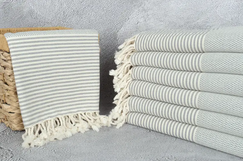 Turkish bath towel, Turkish Towel Beach, Spa Towel, Bulk Order Towel, Beach Towel Gift, Bachelorette Party Favors Beach, 70x36 Cotton Striped Towel - 3