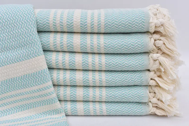 Bachelorette Monogram Hand Towel Green Beige 40x18 Inches