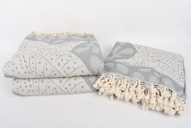 Turkish Blanket, Christmas Tablecloth, 100x92 Cotton Whale Design Towel, Wedding Gift, Spooky Bachelorette Party, Bridesmaid Gifts, Monogram Blanket - 7