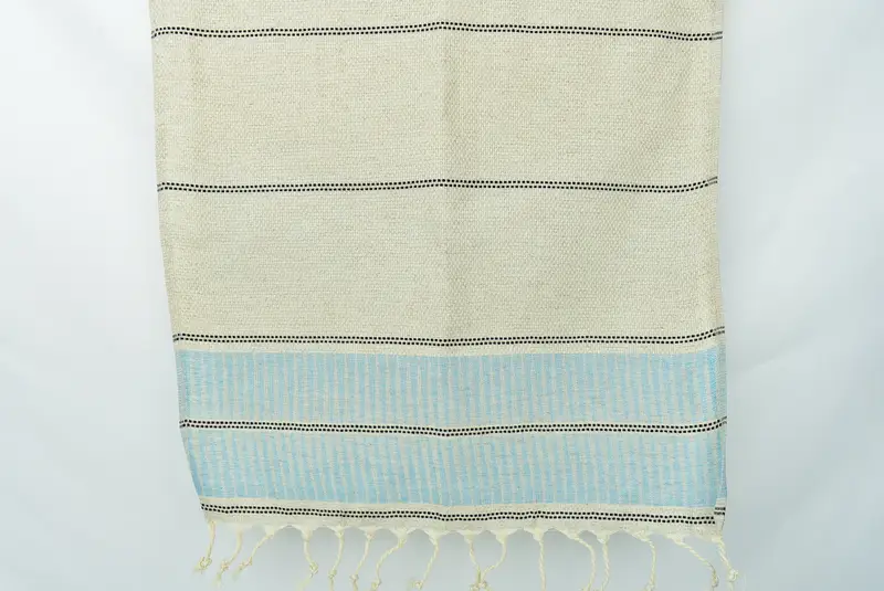 Personalized Home Gift Wedding, Monogram Hand Towel, Grandma Gift, Bathroom Towels, Monogram Towels, 40x20 Linen Striped Towel, Custom Hand Towel - 8