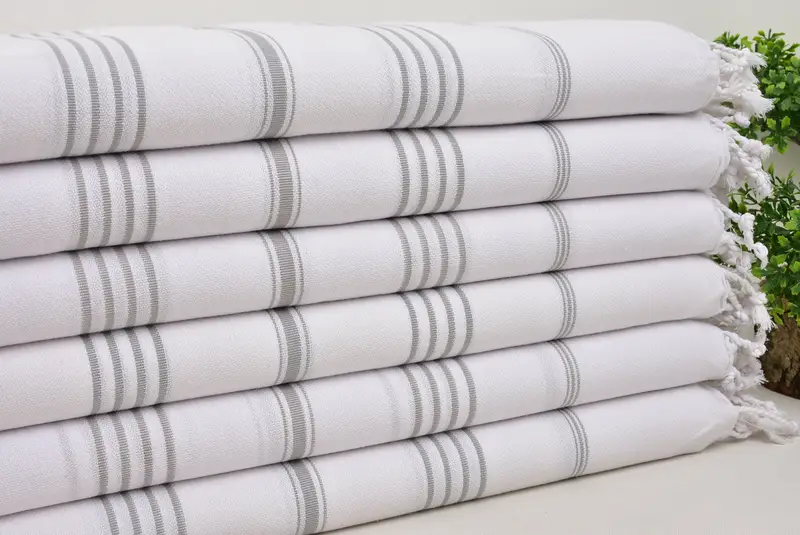 Luxury Turkish Bath Towel, Absorbent towel, Pool Towels, Home Decor Gifts, Custom Wedding Gifts, Gift For Mom, Gym Towel, 70x40 Cotton Striped Towel - 3