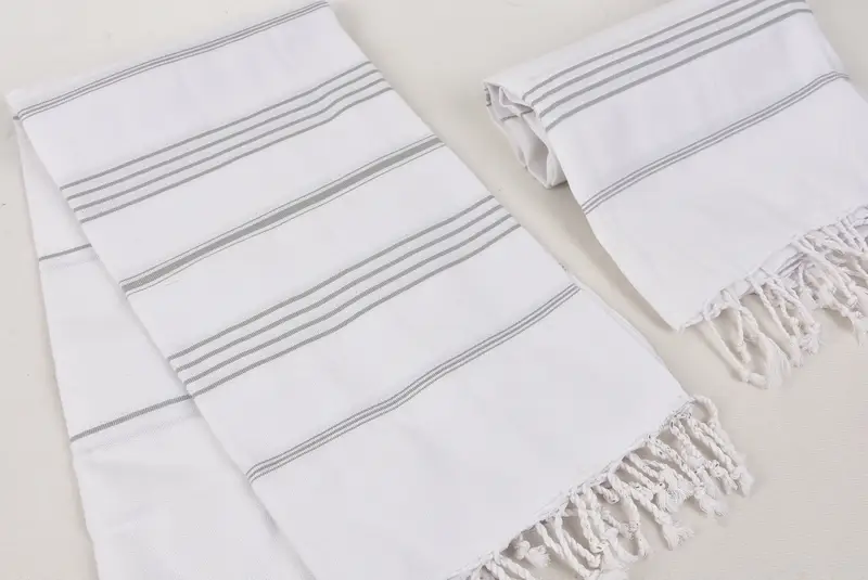 Luxury Turkish Bath Towel, Absorbent towel, Pool Towels, Home Decor Gifts, Custom Wedding Gifts, Gift For Mom, Gym Towel, 70x40 Cotton Striped Towel - 7