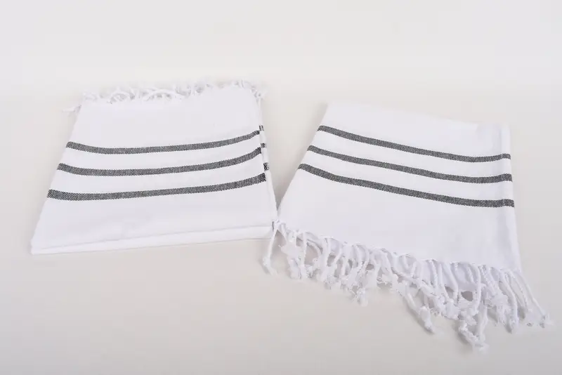 Kitchen Towel, Bachelorette Party Gifts For Bride, Monogram Dish Towel, Personalized Kitchen Towel, Turkish Tea Towel, 40x24 Cotton Striped Towel - 7