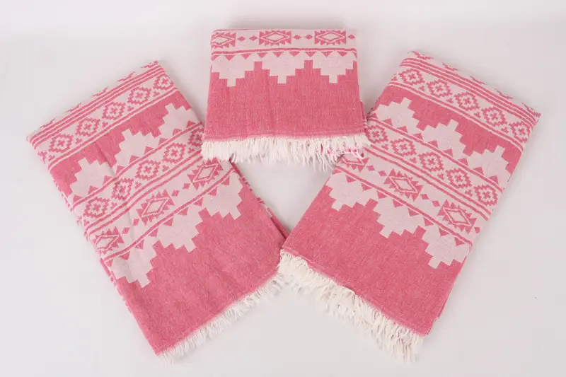 Personalized Turkish Beach Towel, Absorbent Turkish towel, Bridesmaid Favors, Turkish towel, Personalized Beach Towel, 70x36 Cotton Aztec Towel - 7