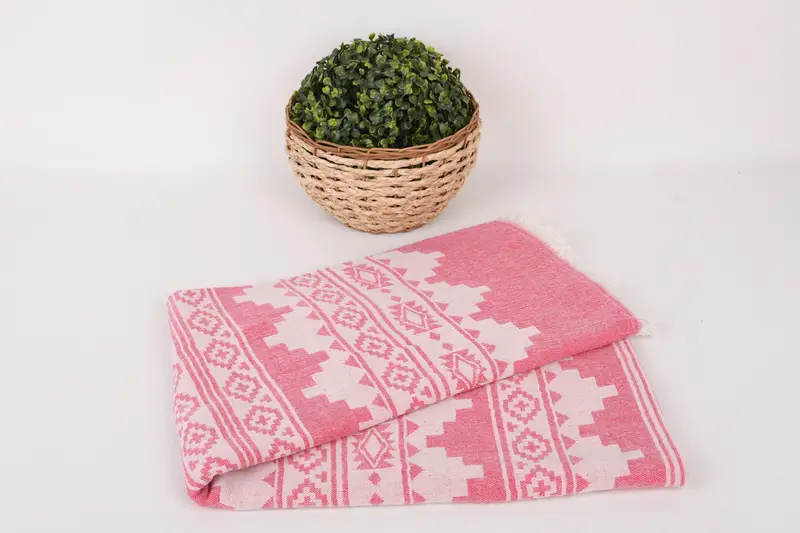 Personalized Turkish Beach Towel, Absorbent Turkish towel, Bridesmaid Favors, Turkish towel, Personalized Beach Towel, 70x36 Cotton Aztec Towel - 5