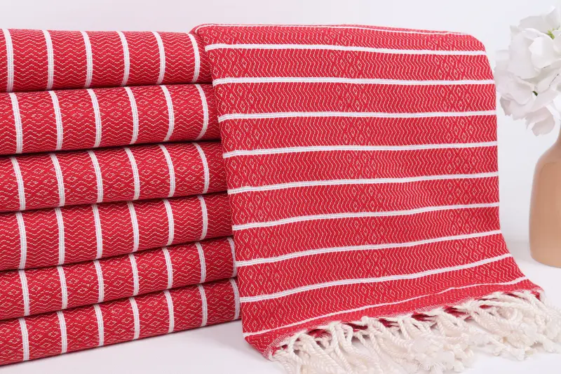 Customized Towels, Personalized Towel, 70x40 Cotton Striped Towel, Large Beach Towel Personalized, Turkish hand towel, Personalized Bridesmaid Gift - 2