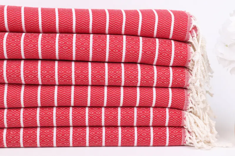 Customized Towels, Personalized Towel, 70x40 Cotton Striped Towel, Large Beach Towel Personalized, Turkish hand towel, Personalized Bridesmaid Gift - 3