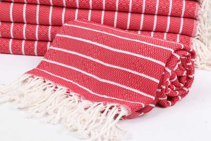 Customized Towels, Personalized Towel, 70x40 Cotton Striped Towel, Large Beach Towel Personalized, Turkish hand towel, Personalized Bridesmaid Gift - 4