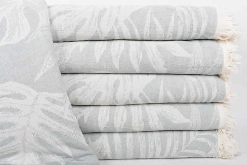 Turkish Beach Blanket, Boho Throw Blankets, Bachelorette Party Gifts Bridesmaids, Turkish Blanket, Custom Blanket, 94x86 Cotton Floral Design Towel - 1