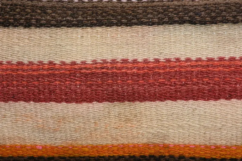 Turkish Kilim Pillow, Ikat Cushion Case, Cushion, Bolster Pillow Sham, 8x16 Red Pillow Sham, Handmade Kilim Cushion, Vintage Pillow - 3
