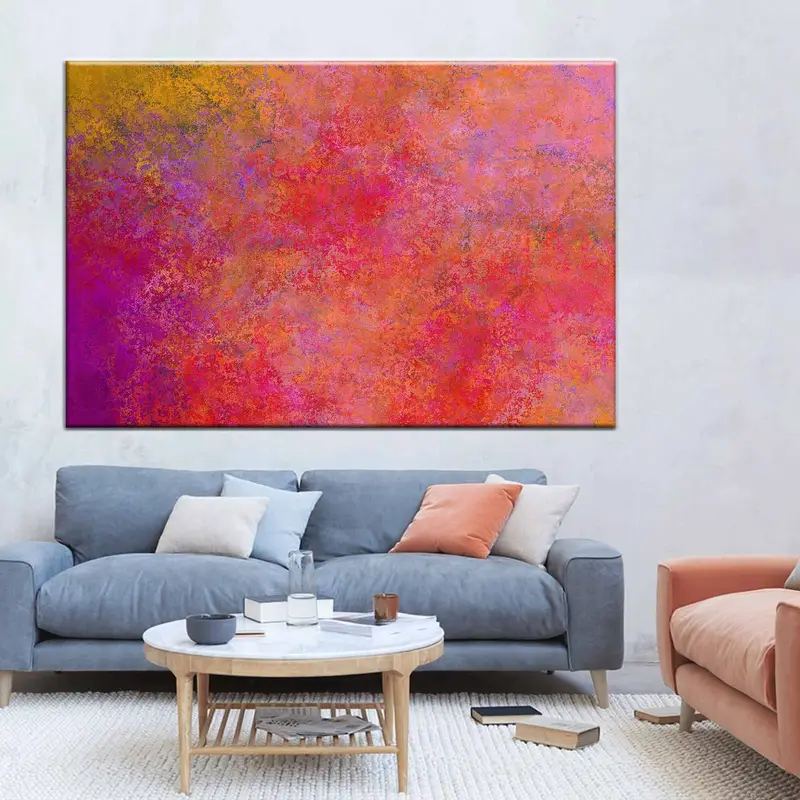 Autumn Colors Canvas Decor, Wall Art Canvas, Marble Canvas Print, Abstract Wall Decor, Abstract Canvas , Wall Art Decor, Abstract Art Decor, - 1