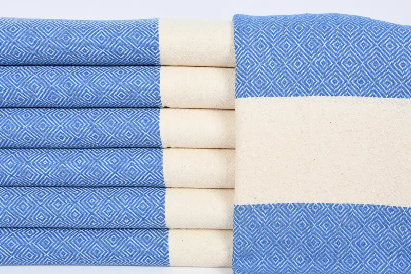 Turkish Hand Towel, Monogrammed Turkish Towel, Personalized Gifts, Custom Hand Towel, Summer Towel, Home Gift, Spa Towel, 40x20 Cotton Diamond Towel - 2