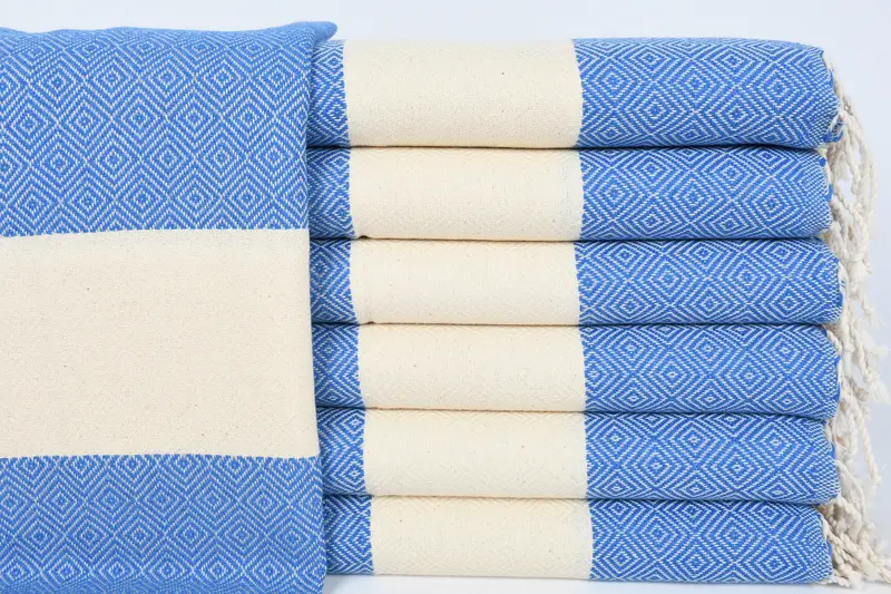 Turkish Hand Towel, Monogrammed Turkish Towel, Personalized Gifts, Custom Hand Towel, Summer Towel, Home Gift, Spa Towel, 40x20 Cotton Diamond Towel - 1