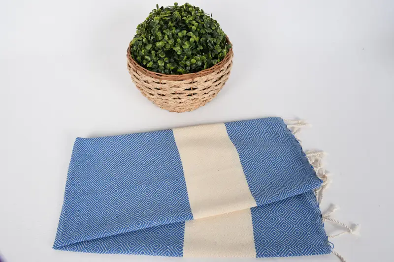 Turkish Hand Towel, Monogrammed Turkish Towel, Personalized Gifts, Custom Hand Towel, Summer Towel, Home Gift, Spa Towel, 40x20 Cotton Diamond Towel - 5