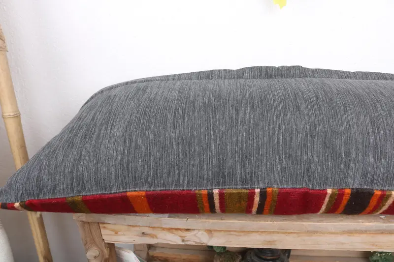 Outdoor Pillow Cover, Pillow for Couch, Boho Pillow, Pillow Cover, Home Decor Pillow, 16x36 Red Cushion Case, Farmhouse Pillow Sham - 7