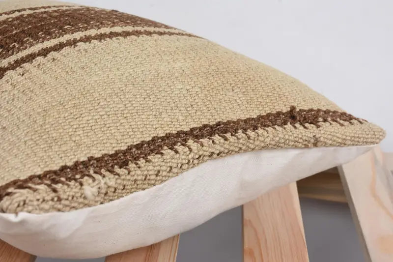 Interior Designer Pillow, Art Deco Pillow Sham, Cushion Case, Boho Pillow, Outdoor Bolster Cushion Cover, Vintage Pillow, 12x12 Beige Cushion - 7
