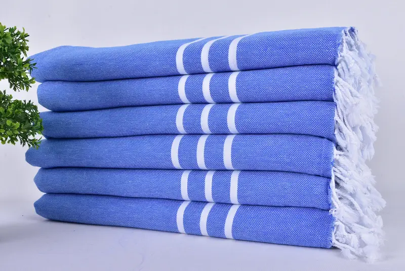 Sand-resistant Turkish towel for the beach, 70x40 Cotton Striped Towel, Bridal Party Gifts, Personalized Gift, Sand-resistant towel, Wedding Favors - 3