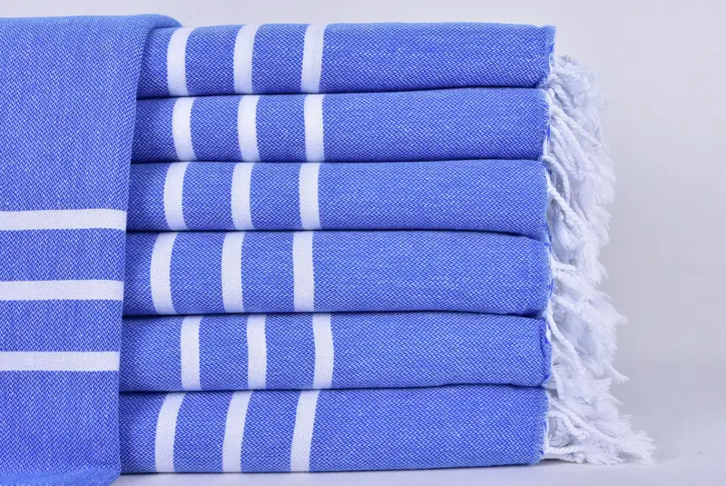 Sand-resistant Turkish towel for the beach, 70x40 Cotton Striped Towel, Bridal Party Gifts, Personalized Gift, Sand-resistant towel, Wedding Favors - 1