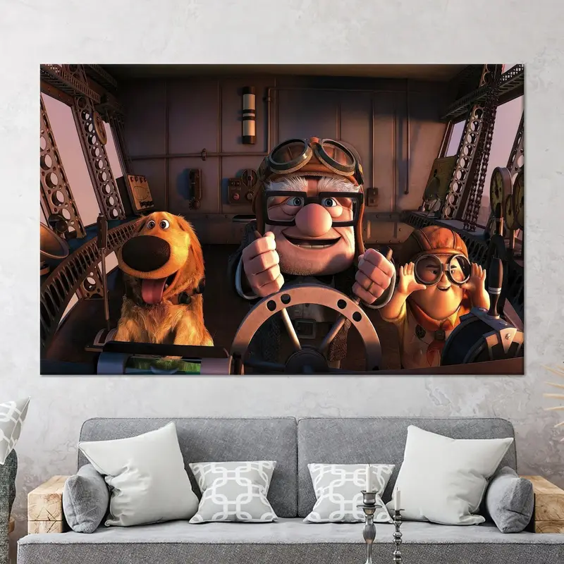 Büyüleyici Film Kanvası: Carl, Russell ve Sevimli Köpek