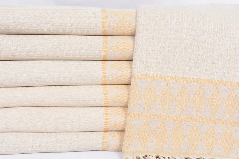 70x36 Linen Kilim Design Towel, Beach towel, Gift For Coworker, Beach Towel Bulk, Embroidered Turkish Towel, Bachelorette Party Gifts Bridesmaids - 2