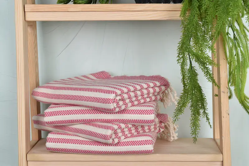 Personalized Towel, Housewarming Gift, Soft towel, Summer Gift, 70x40 Cotton Chevron Towel, Spa Gift, Organic cotton peshtemal for spa and beach - 7