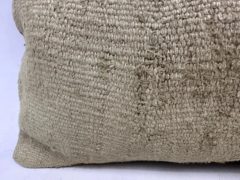 Yoga Cushion Cover, 16x36 Beige Pillow Sham, Cotton Cushion, Bright Pillow Cover, Kilim Pillow, Gift Pillow, Turkish Pillow, Cushion Case - 2