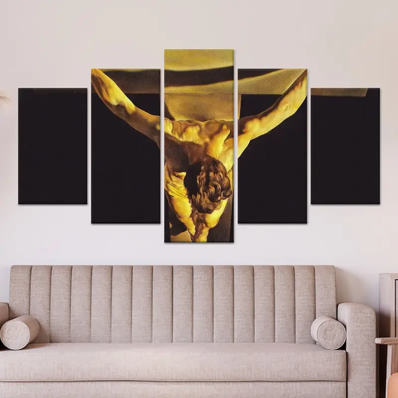 Salvador Dali'nin Aziz Yuhanna Mesih'i: Baskılı Kanvas Tablo