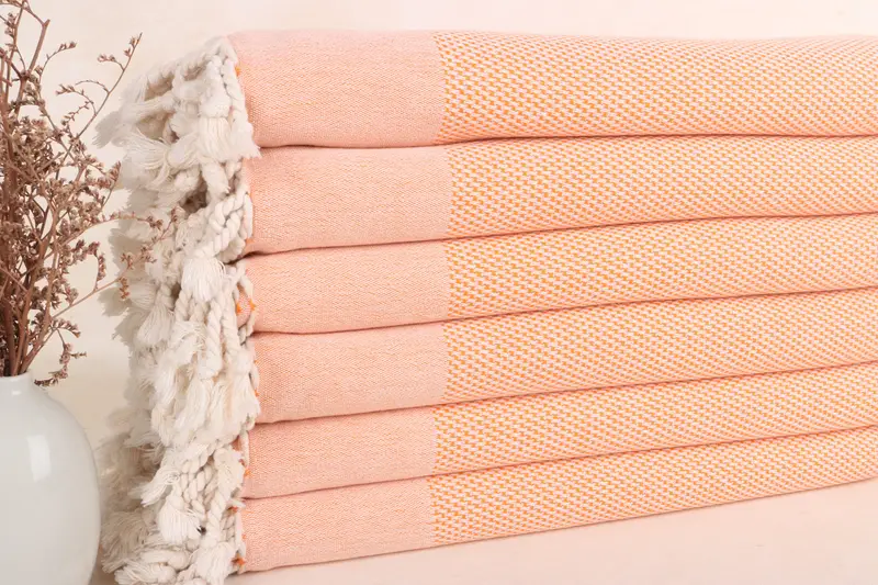 Absorbent Turkish towel, 70x40 Cotton Geometric Towel, Best Beach Towel, Bachelorette Favor, Sand-resistant towel, Girl Trip Party Favor - 1