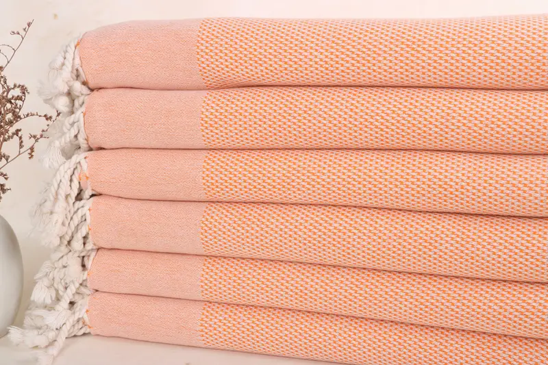 Absorbent Turkish towel, 70x40 Cotton Geometric Towel, Best Beach Towel, Bachelorette Favor, Sand-resistant towel, Girl Trip Party Favor - 2