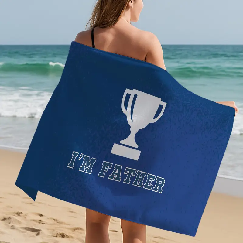 Ultra-Absorbent Beach Towel, Quick-Drying, Lightweight, Perfect for Pool or Beach - 1