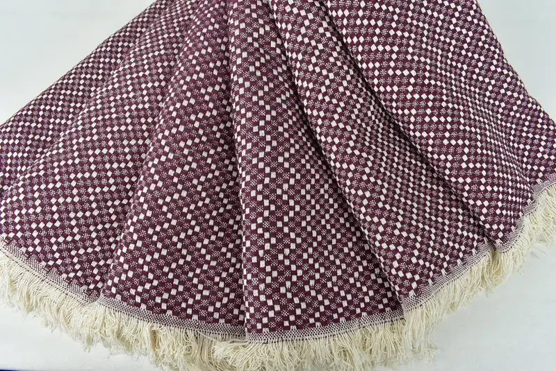 80x56 Baumwoll -Fischgrätenhandtuch, gewebte Wurfdecke, Boho -Wurfdecke, Hochzeitstagsgeschenk, Junggesellengeschenke, Bachelorette Gunst - 4