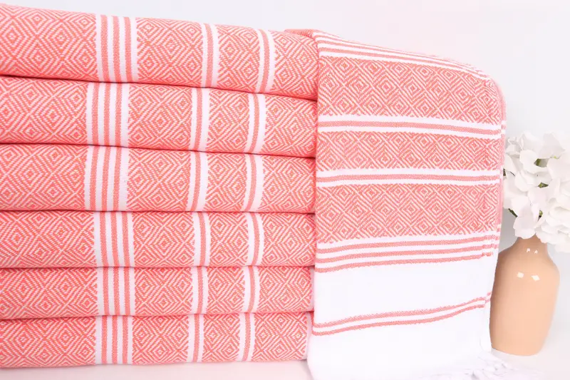 House Warming Gift, Bathroom Towels, 40x18 Cotton Diamond Towel, Gift For Her, Turkish Towel Hand Towel, Wedding Gift, Gym Towel, Gift For The Home - 2