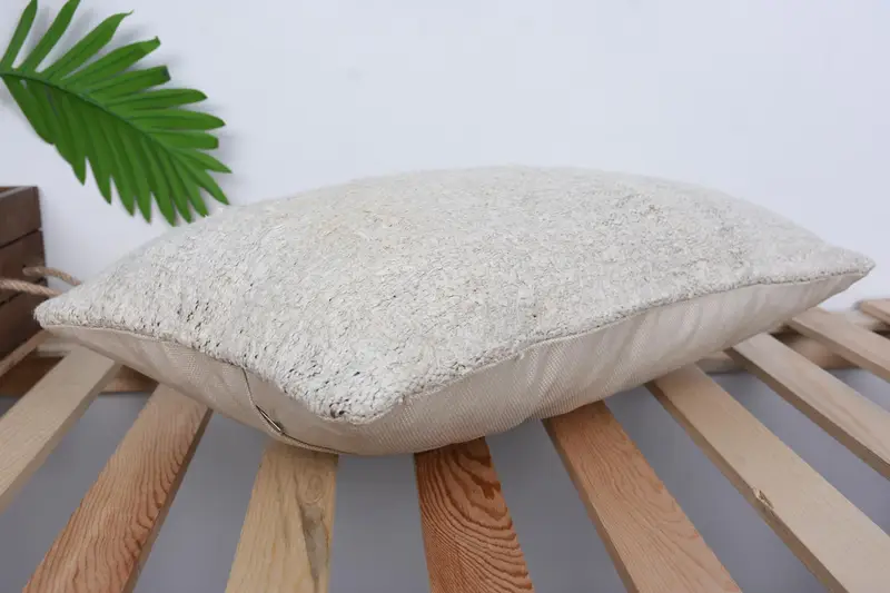 Home Decor Pillow, Natural Pillow, Vintage Pillow, 12x20 White Cushion Cover, Handmade Throw Cushion, Pet Cushion Case, Throw Kilim Pillow, Cushion - 6
