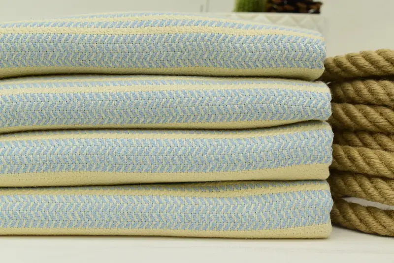 Turkish Towel Beach Towel, Fouta towel, Personalized Gift, Absorbent Turkish towel, 70x40 Cotton Striped Towel, Bachelorette Party Favors Beach - 1