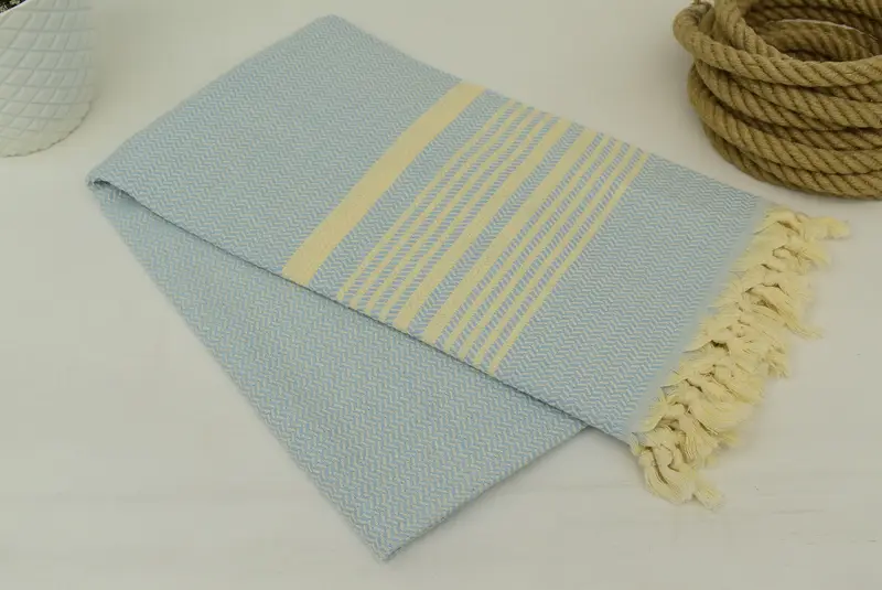 Turkish Towel Beach Towel, Fouta towel, Personalized Gift, Absorbent Turkish towel, 70x40 Cotton Striped Towel, Bachelorette Party Favors Beach - 3