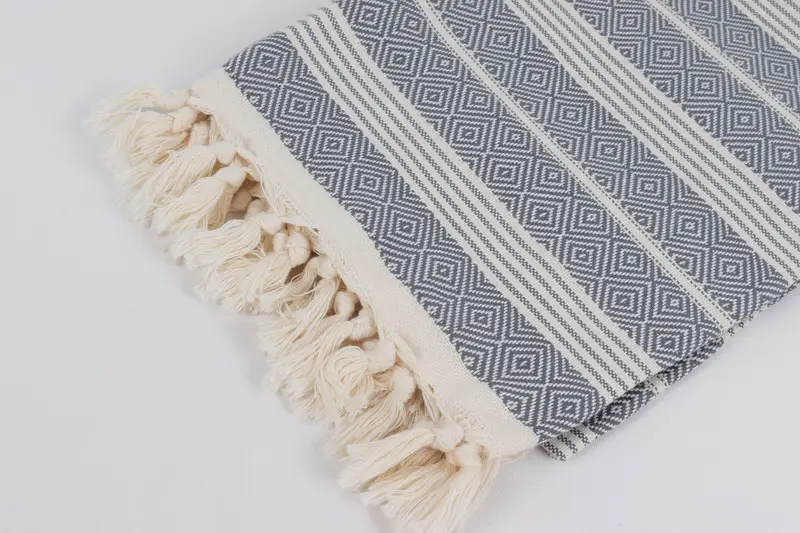 Embroidery Towel, Monogrammed Turkish Towel, Spa Towel, 70x38 Cotton Diamond Towel, Handmade Gift, Large Turkish Towel, Thin towel, Gift For Him - 7