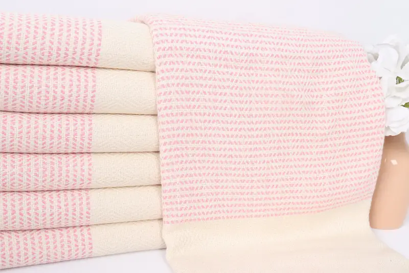 Organic towel, 70x40 Cotton Diamond Towel, Personalize Gift, Sand-free peshtemal towel for the beach, Housewarming Gift, Quick-dry towel - 2