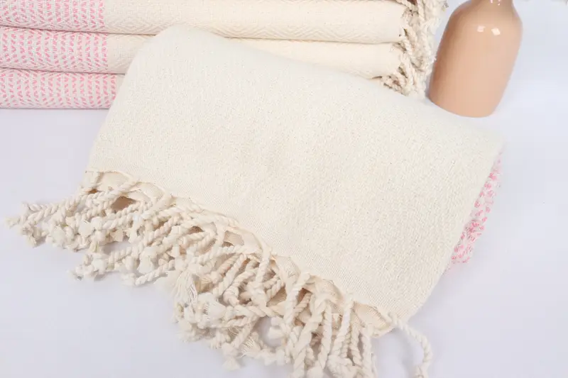 Organic towel, 70x40 Cotton Diamond Towel, Personalize Gift, Sand-free peshtemal towel for the beach, Housewarming Gift, Quick-dry towel - 4