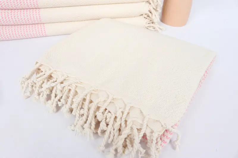 Organic towel, 70x40 Cotton Diamond Towel, Personalize Gift, Sand-free peshtemal towel for the beach, Housewarming Gift, Quick-dry towel - 5