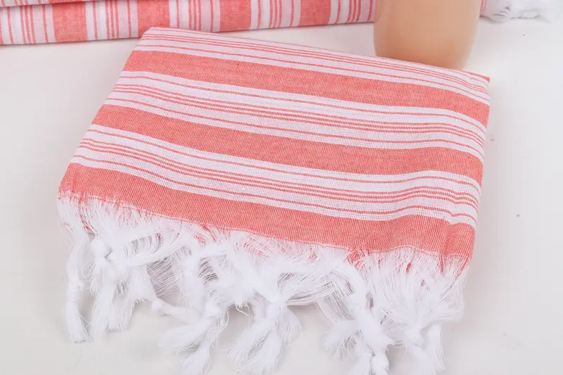 Lightweight Turkish towel, Mother Of The Groom Gift, Personalized Bridesmaid Gift, Pool Towels, Bridal Shower Favors, 70x40 Cotton Striped Towel - 5