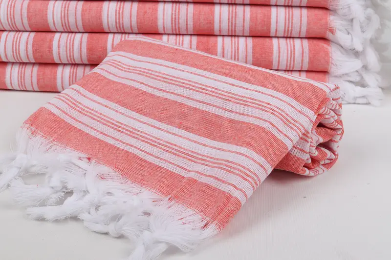 Lightweight Turkish towel, Mother Of The Groom Gift, Personalized Bridesmaid Gift, Pool Towels, Bridal Shower Favors, 70x40 Cotton Striped Towel - 4
