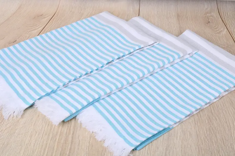 Summer Towel, 70x40 Cotton Striped Towel, Wedding Towel, Turkish Towel USA, Bachelor Gifts, Large Beach Towel Personalized, Beach towel, Spa Gift - 6