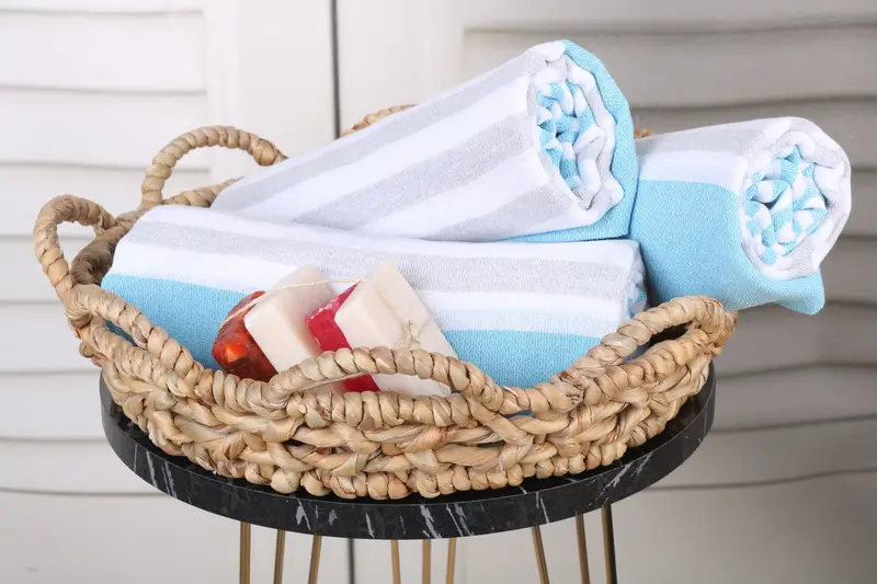 Summer Towel, 70x40 Cotton Striped Towel, Wedding Towel, Turkish Towel USA, Bachelor Gifts, Large Beach Towel Personalized, Beach towel, Spa Gift - 4