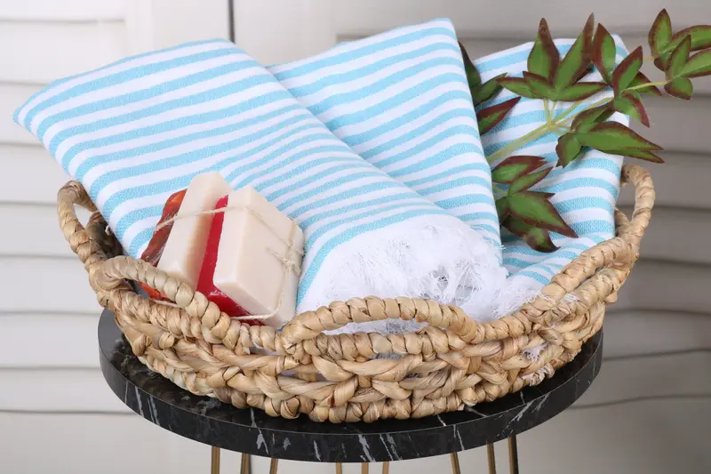 Summer Towel, 70x40 Cotton Striped Towel, Wedding Towel, Turkish Towel USA, Bachelor Gifts, Large Beach Towel Personalized, Beach towel, Spa Gift - 5