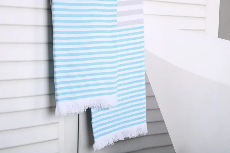 Summer Towel, 70x40 Cotton Striped Towel, Wedding Towel, Turkish Towel USA, Bachelor Gifts, Large Beach Towel Personalized, Beach towel, Spa Gift - 8