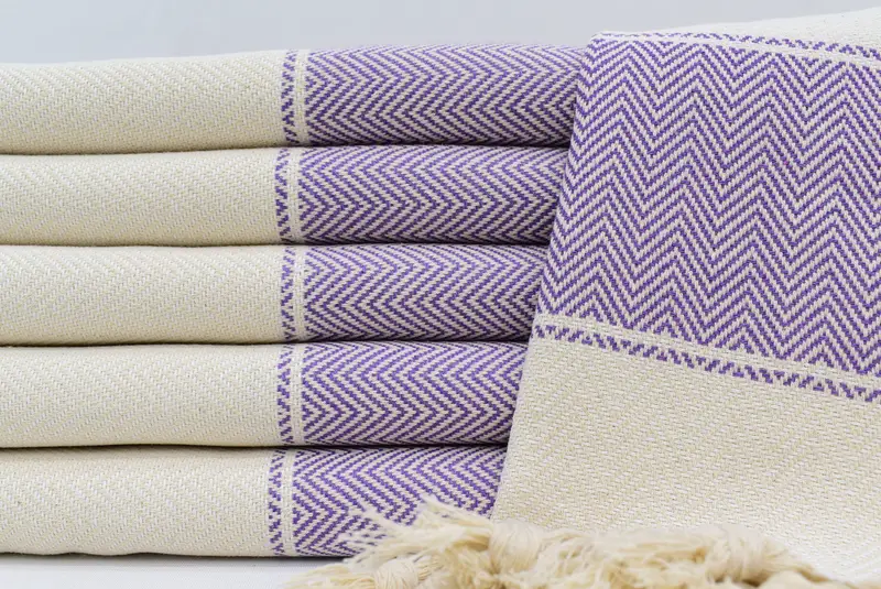 70x36 Cotton Herringbone Towel, Custom Gifts, Spa Towel, Sand-resistant towel, Monogram Turkish Towel, Personalized Towel Gift, Large Turkish Towel - 1