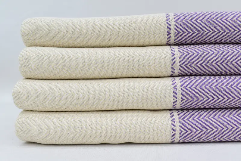 70x36 Cotton Herringbone Towel, Custom Gifts, Spa Towel, Sand-resistant towel, Monogram Turkish Towel, Personalized Towel Gift, Large Turkish Towel - 6