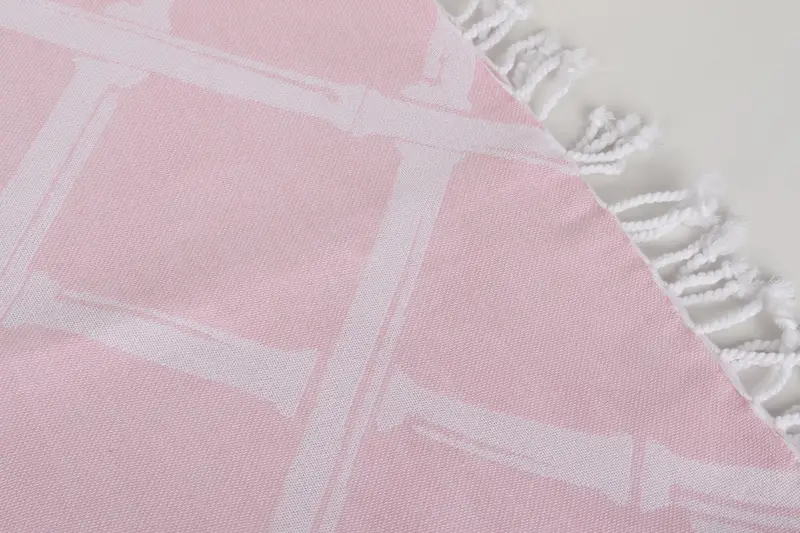 Sand-resistant towel, Christmas Gift, Bridesmaid Gift Towel, Handwoven Turkish Towel, 70x40 Cotton Bamboo Branch Patterned Towel, Beach Towel Bulk - 6